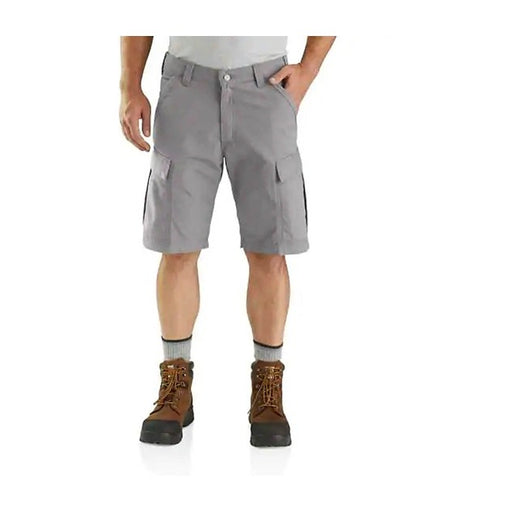 Carhartt Men's Force Relaxed Fit Ripstop Work Cargo Shorts Grey