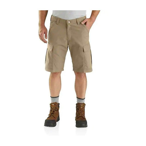 Carhartt Men's Force Relaxed Fit Ripstop Work Cargo Shorts Tan