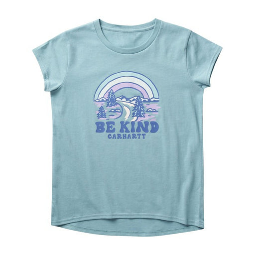 Carhartt Girls' Be Kind T-Shirt Blue