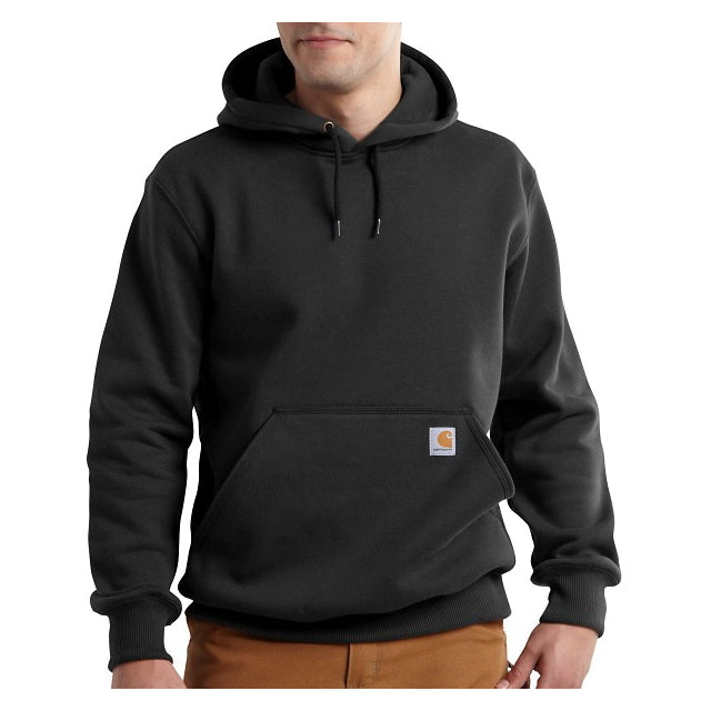 Carhartt Men's Rain Defender Loose Fit Heavyweight Hoodie 001 black