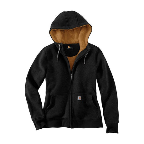 Carhartt Women's Clarksburg Sherpa Lined Full Zip Hoodie Black