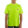 Carhartt Men's HV Frc Relaxed Fit Light Weight CE Short-Sleeved Pocket TSht Brite Lime