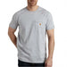 Carhartt Men's Force Relaxed Fit Cotton Delmont SS T-Shirt Heather Gray / REG
