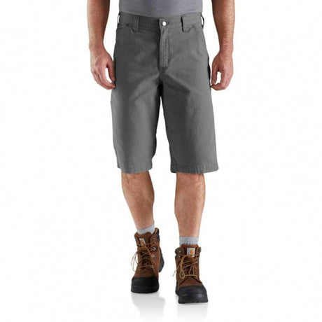 Carhartt Men's Rugged Flex Relaxed Fit Canvas 5 Pocket Short Gravel