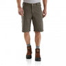 Carhartt Men's Rugged Flex Relaxed Fit Canvas Utility Short Tarmac