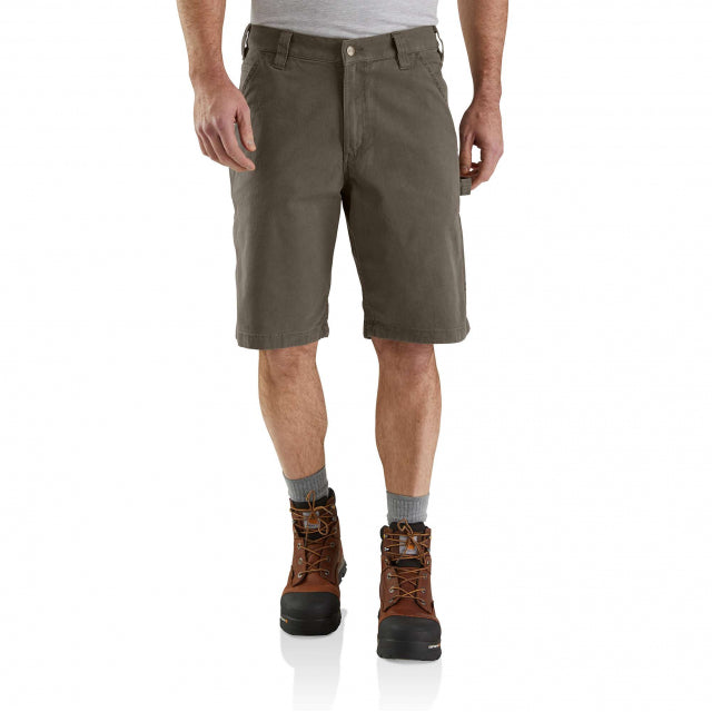 Carhartt Men's Rugged Flex Relaxed Fit Canvas Utility Short Tarmac