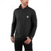 Carhartt Men's Force Relaxed Fit Medium Weight Long-Sleeved QZip T-Shirt Black