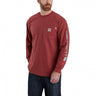 Carhartt Men's Flame-Resistant Frc Lse Ft Light Weight Long-Sleeved Graphic T-Shirt Red Brown Heather