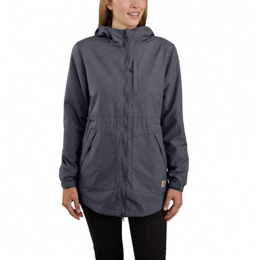 Carhartt Women's Rain Defender Relaxed Fit Light Weight Coat Bluestone