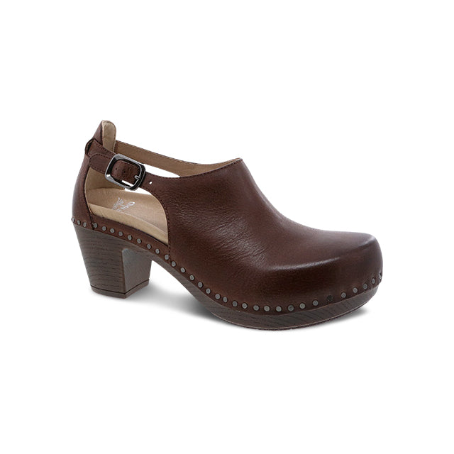 Dansko Women's Sassy Brown Milled Burnished Brown