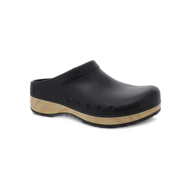 Dansko Women's Kane Black Molded Clog Black