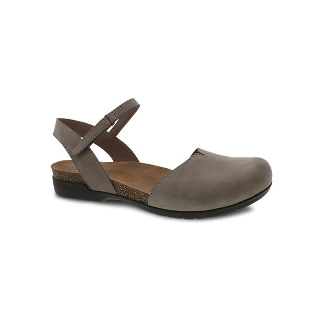 Dansko Women's Rowan Taupe Milled Nubuck Taupe