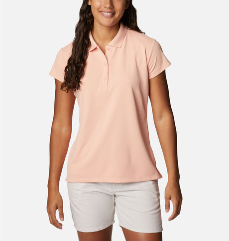 Columbia Women's Innisfree Short Sleeve Polo LIGHT_CORAL