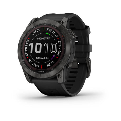 Garmin Fenix 7X Sapphire Solar Edition Carbon Gray DLC