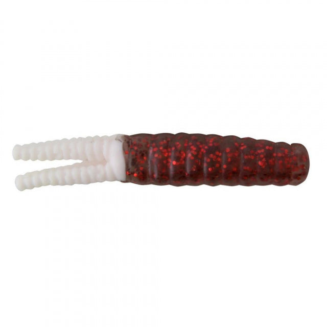 Johnson Beetle Spin Nickel Blade | 1/8 oz | 1 1/2in | 4cm | 8 | Model #BSVP1/8-RSW Red Sparkle/White