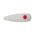 Johnson Beetle Spin Nickel Blade | 1/32 oz | 1in | 3cm | 10 | Model #BSVP1/32-WRD White Red Dot