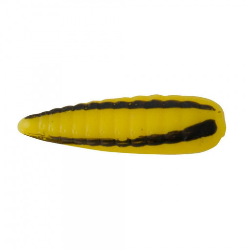 Johnson Beetle Spin Nickel Blade | 1/32 oz | 1in | 3cm | 10 | Model #BSVP1/32-YBS Yellow/Black Stripe