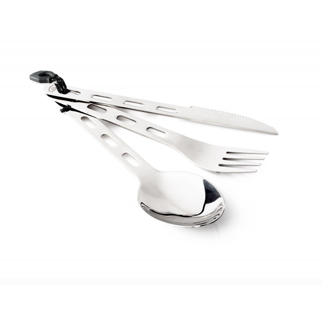 GSI Outdoors Glacier Stainless 3 Pc. Ring Cutlery