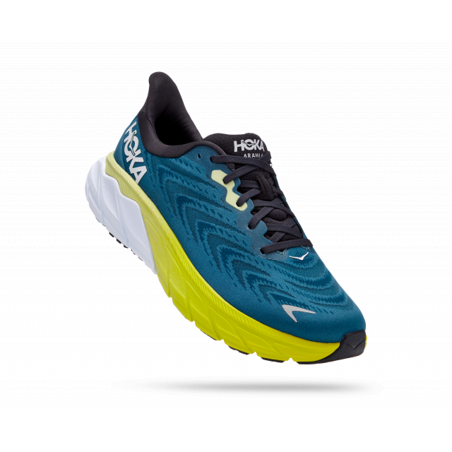 HOKA Men's Arahi 6 Blue Graphite / Blue Coral