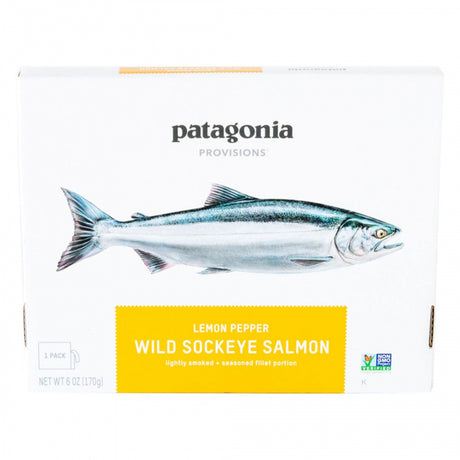 Patagonia Provisions Wild Sockeye Salmon, Lemon Pepper 6 oz