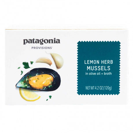 Patagonia Provisions Lemon Herb Mussels 4.2 oz