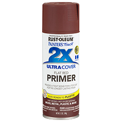 RUST-OLEUM 12 OZ Painter's Touch 2X Ultra Cover Primer Spray Paint - Red Primer RED