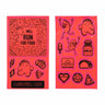 Nathan Reflective Sticker Pack - Aliens Hi-Viz Pink