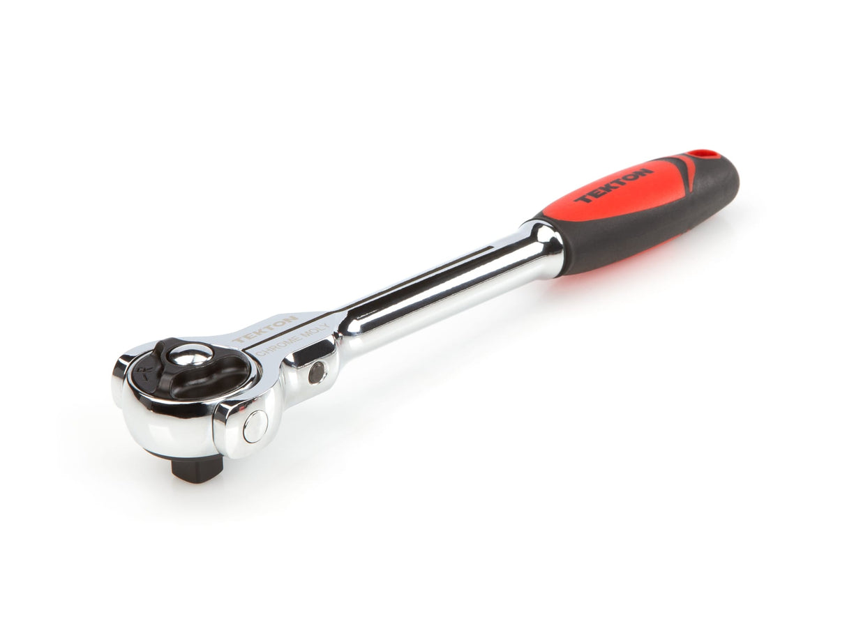 Tekton 3/8 Inch Drive x 9 Inch Swivel Head Quick-Release Ratchet