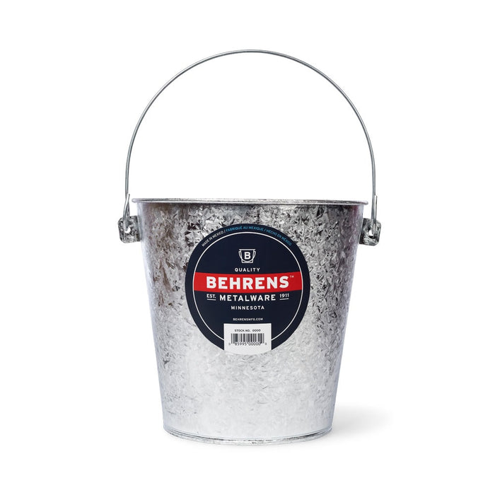 Behrens Hot Dipped Steel Stable Pail, 22 Quart