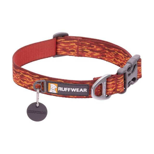 Ruffwear Flat Out Collar Ember Distortion