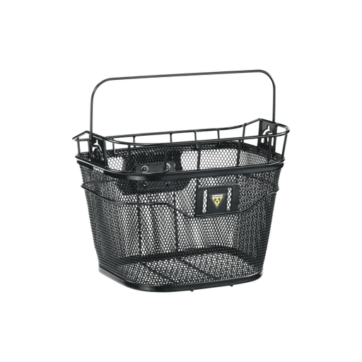 Topeak Basket Front, with e-bike compatible Fixer 3e, Black