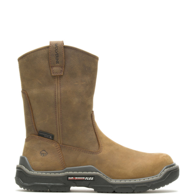 Wolverine Men's Raider Durashcks Welly WP Chocolate Chip