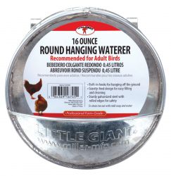 Miller MFG Galvanized Round Hanging Poultry Waterer