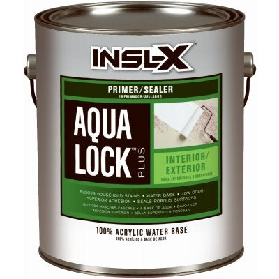 Benjamin Moore GAL INSL-X Primer and Sealer Aqua Lock Plus Water-Based Acrylic Primer - White WHITE