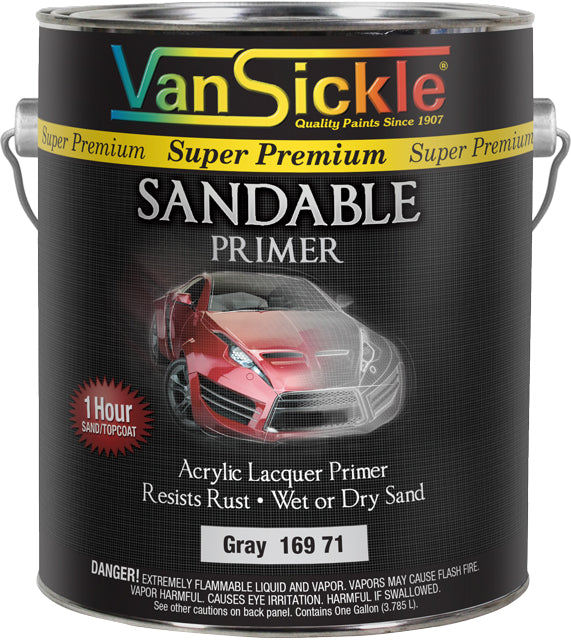 Van Sickle Sandable Primer Gal - Flat Gray