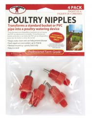 Miller MFG Poultry Nipple 4 Pack