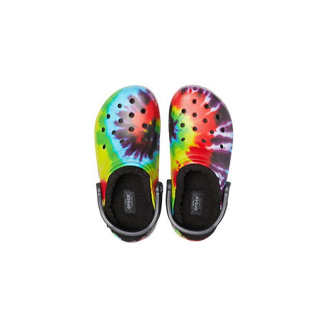 Crocs Classic Lined Tie-Dye Clog Multi / Black