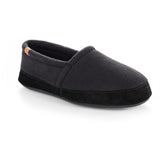 Acorn Men's Moc Slippers With Cloud Cushion Comfort Black