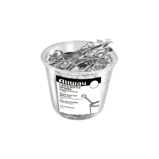 Allway Tools Bucket Can And Bottle Opener, Labelled, (100/Bucket)