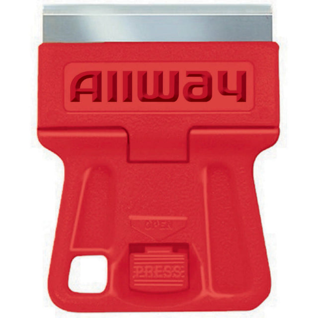 Allway Tools Mini Glass Scraper W/1 Blade, Carded