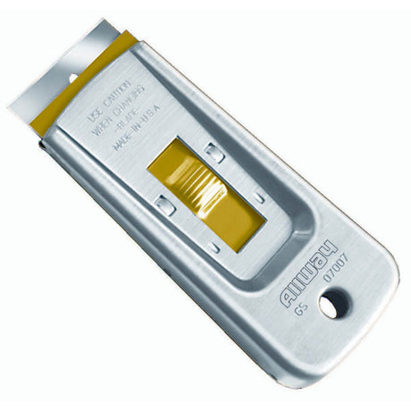 Allway Tools Safety Glass Scraper W/5 Blades, Carded