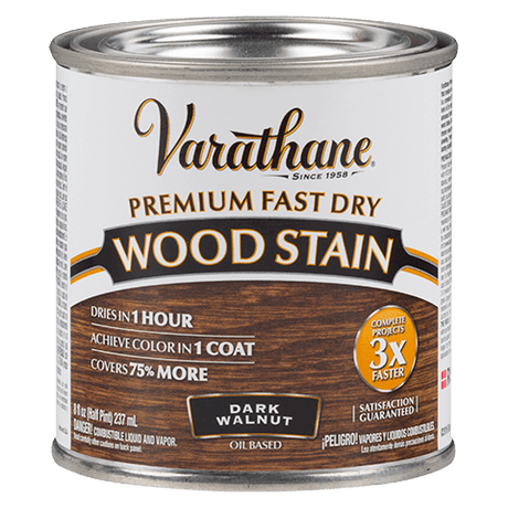 VARATHANE Half Pint Fast Dry - Stain Dark Walnut DARK_WALNUT