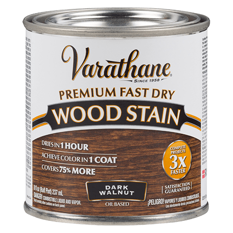 VARATHANE Half Pint Fast Dry - Stain Dark Walnut DARK_WALNUT