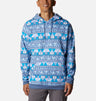 Men's Columbia Logo Printed Hoodie Bluestone Camp Blanket