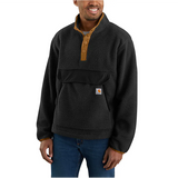 Carhartt Men's Relaxed Fit Fleece Snap Front Jacket