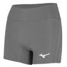 Mizuno Women's Elevated 4" Volleyball Shorts Black