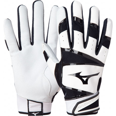 Mizuno Adult B-303 Batting Gloves Black