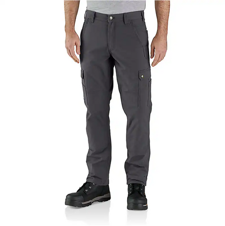 Carhartt Men's Rugged Flex Relaxed Fit Ripstop Cargo Fleece-lined Work Pant 029 shadow