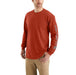 Carhartt Men's Loose Fit Heavyweight Long-sleeve Logo Sleeve Graphic T-shirt R66 chili pepr hthr