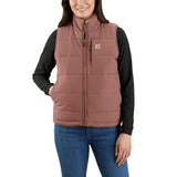 Carhartt Women's Montana Reversible Relaxed Fit Insulated Vest B25 nutmeg